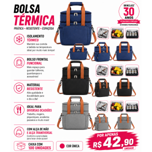 Bolsa Térmica Personalizada – Caixa com 100 Unidades | Brinclass