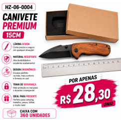 Canivete Premium 15cm com Embalagem Personalizado – Caixa com 360 Unidades | Brinclass