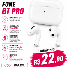 Fone Bluetooth Beta Pro Personalizado – Caixa com 200 Unidades | Brinclass