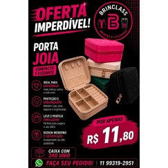 Porta-Joias Personalizado – Caixa com 240 Unidades | Brinclass