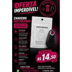 Chaveiro Localizador Rastreador Personalizado – Caixa com 360 Unidades | Brinclass