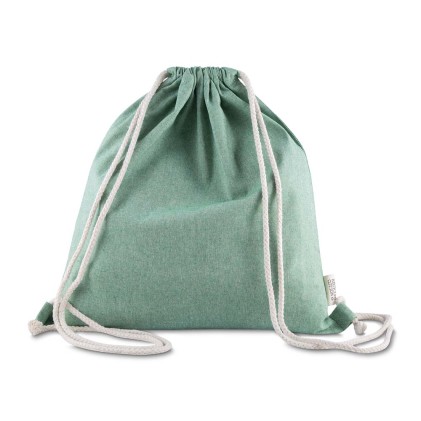 Sacola/mochila em algodão mescla reciclado 140g/m² Personalizado