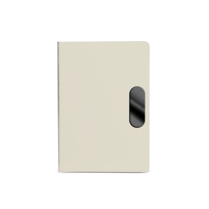 Caderno em pu com placa em metal Personalizado