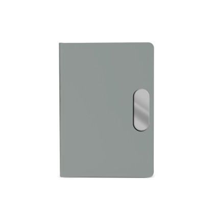 Caderno em pu com placa em metal Personalizado