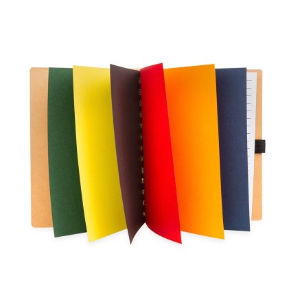 Bloco de Anotação Ecológico com Capa em Papel Kraft