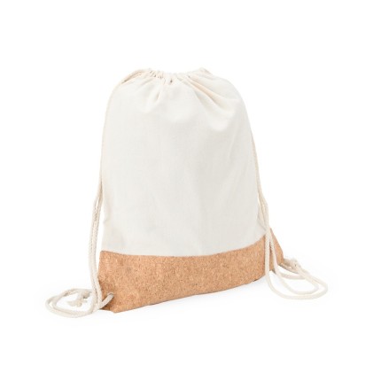 Mochila Saco de Lona e Cortiça Personalizada Mochila Saco de Lona e Cortiça Personalizada