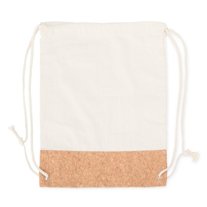 Mochila Saco de Lona e Cortiça Personalizada Mochila Saco de Lona e Cortiça Personalizada