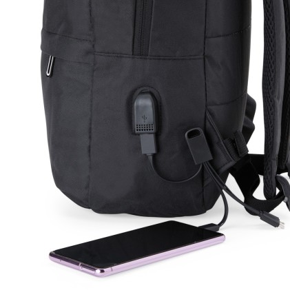Mochila de Nylon USB 24 litros Personalizada Mochila de Nylon USB 24 litros Personalizada