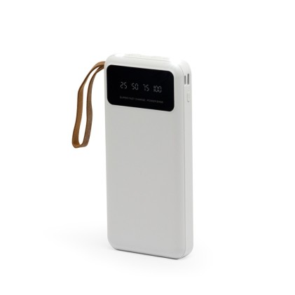 Power Bank 10.000mAh com Lanterna e Multissaídas Promocional Power Bank 10.000mAh com Lanterna e Multissaídas Promocional