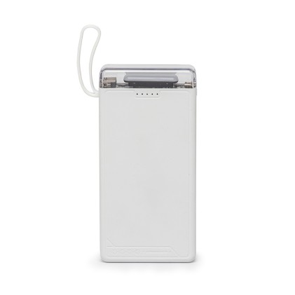 Power Bank 10.000mAh com Lanterna e Multissaídas Personalizado Power Bank 10.000mAh com Lanterna e Multissaídas Personalizado
