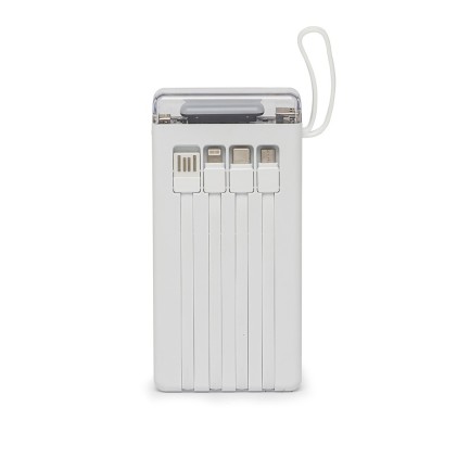 Power Bank 10.000mAh com Lanterna e Multissaídas Personalizado Power Bank 10.000mAh com Lanterna e Multissaídas Personalizado