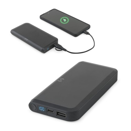 Bateria Portátil em ABS 100% Reciclado 10.000mAh Personalizada