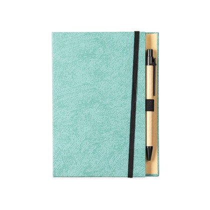 Bloco de Anotações com Autoadesivos e Caneta Promocional