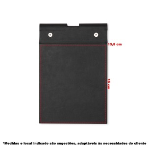 Bloco de Anotações em Couro Sintético e Porta Caneta Personalizado Bloco de Anotações em Couro Sintético e Porta Caneta Personalizado