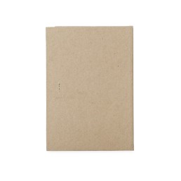 Bloco de Anotações em Kraft com Porta Caneta com Logo para Brindes