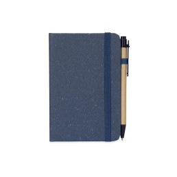 Caderneta Palha de Trigo com Caneta Personalizada