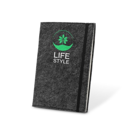 Caderno A5 Feltro Promocional