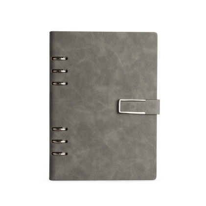 Caderno Fichário PU Personalizado com Logotipo