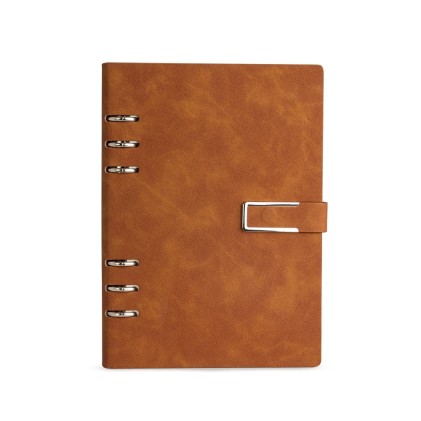 Caderno Fichário PU Personalizado com Logotipo