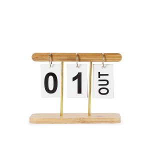 Calendário Permanente Bambu Personalizado