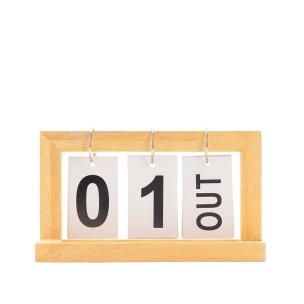 Calendário Permanente Madeira Promocional