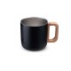 Caneca Térmica com Alça em Madeira Personalizada