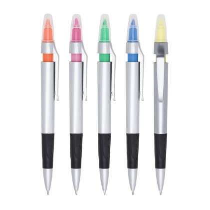 Caneta de Plástico Com Marca Texto Personalizada Caneta de Plástico Com Marca Texto Personalizada