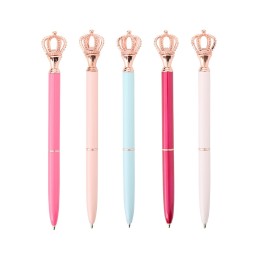 Caneta Metal Coroa Personalizada com Logotipo