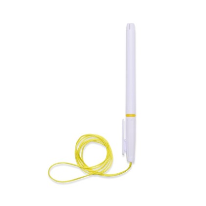 Caneta Plástica Com Cordão Personalizada