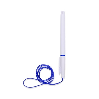 Caneta Plástica Com Cordão Personalizada