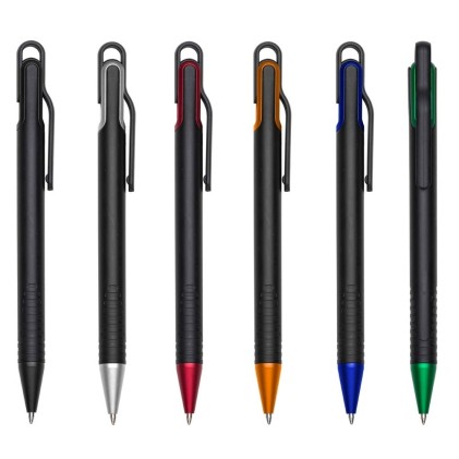 Caneta Plástica Personalizada Com Logotipo da Empresa Para Brindes