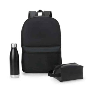 Conj. Mochila, Necessaire E Garrafa - 3 Pçs Personalizado
