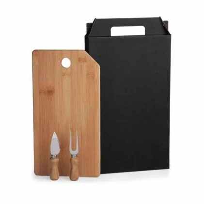 Conj. Tábua De 1 Furo, Garfo E Faca Para Queijo - 3 Peças Personalizado