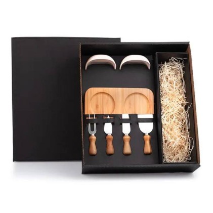 Conjunto Para Petisco Com Espaço Para Garrafa - 7 Pçs Personalizado