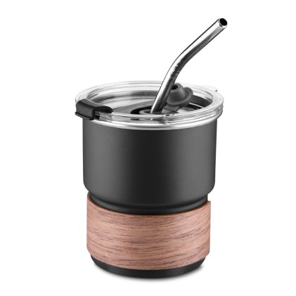 Copo em Inox Com Canudo Personalizado