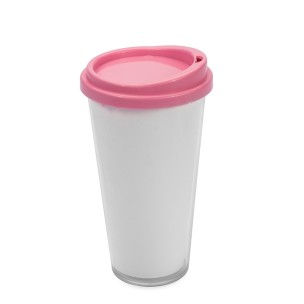 Copo Plástico Duplo 400ml Promocional