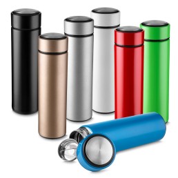 Garrafa Em Aço Inox Fosca Com Parede Dupla 450ml Personalizada Para Brinde