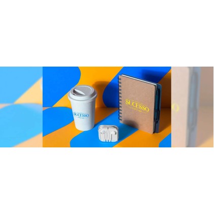 Kit Boas Vindas com Logo Personalizado 