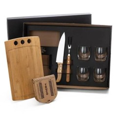 Kit Churrasco, Whisky e Truco 8 Peças Personalizado 