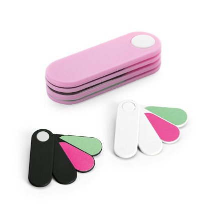 Kit Com 4 Lixas de Unha Personalizado Com Logo Kit Com 4 Lixas de Unha Personalizado Com Logo