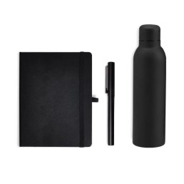 Kit Garrafa, Caderno E Caneta - 3 Pçs Personalizado