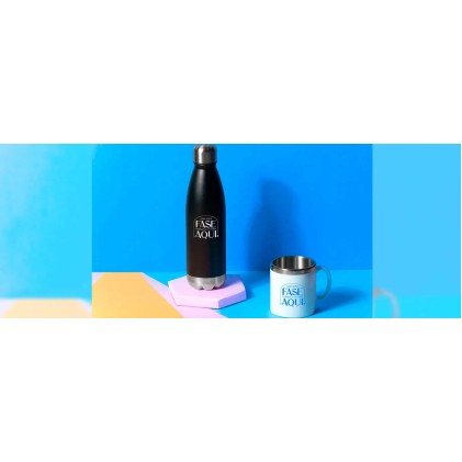 Kit Garrafa E Caneca Personalizado para Brindes