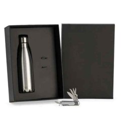 Kit Garrafa E Canivete 11 Funções para Brindes