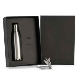 Kit Garrafa E Canivete 11 Funções para Brindes