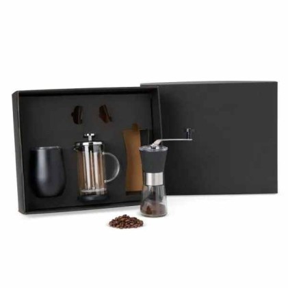 Kit Para Café Com Copo Térmico - 3 Pçs Personalizado