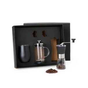 Kit Para Café Com Copo Térmico - 3 Pçs Personalizado
