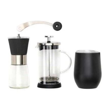 Kit Para Café Com Copo Térmico - 3 Pçs Personalizado
