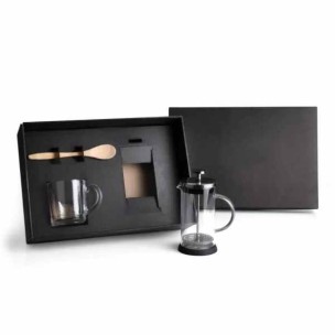 Kit Para Café Com Prensa Francesa 3 Peças Personalizado