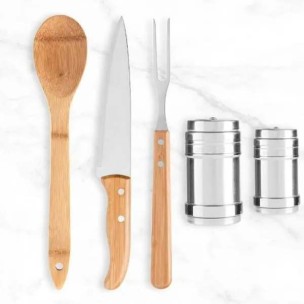 Kit para Cozinha e Tempero 6 Peças Personalizado
