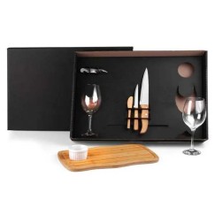 Kit Petisco, Cozinha e Vinho 8 Peças Personalizado